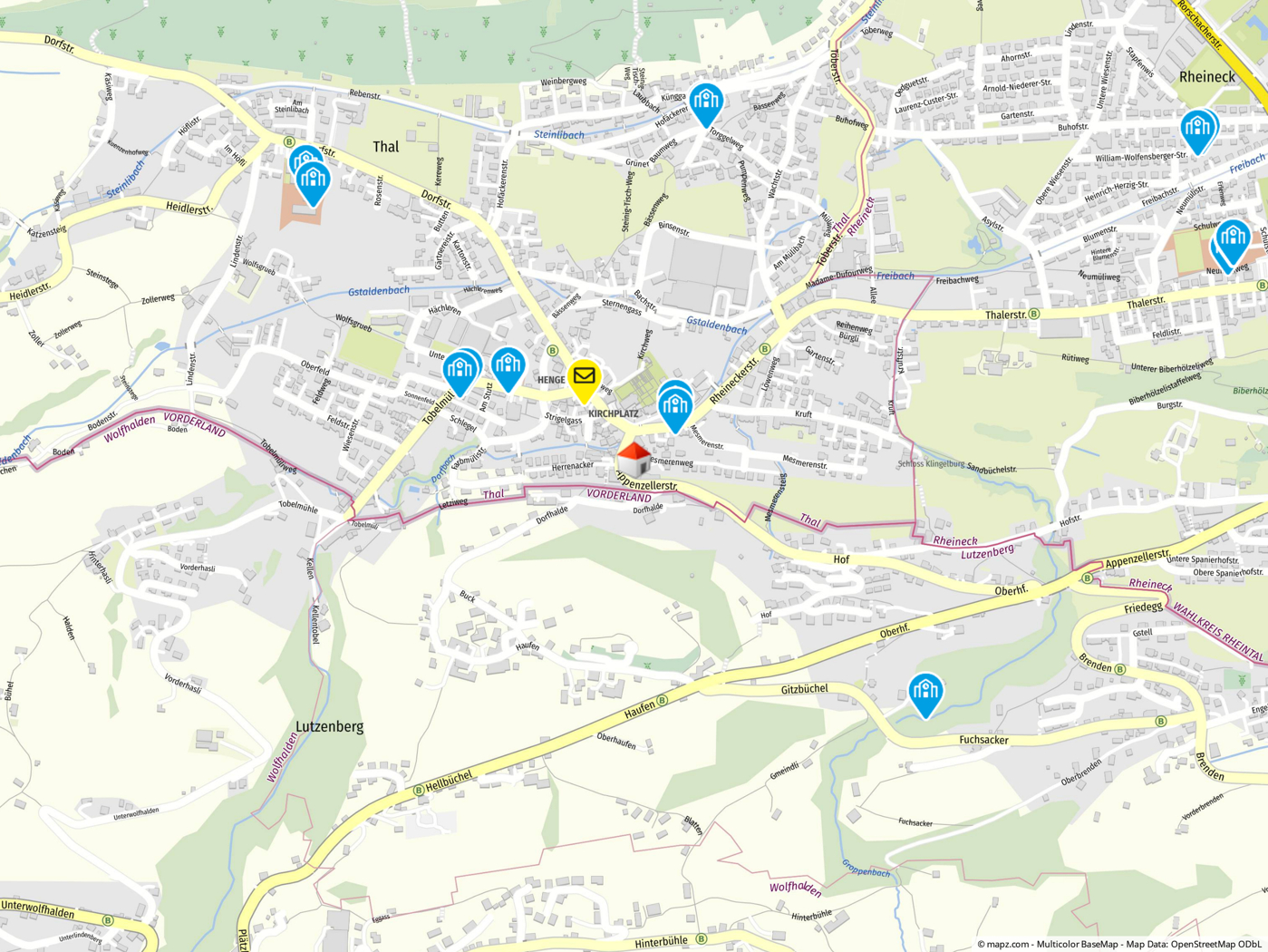 Geolyzer Kartenausschnitt