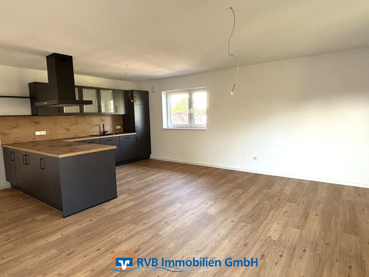 Wohn- und Esszimmer Dachgeschosswohnung Nr. 5