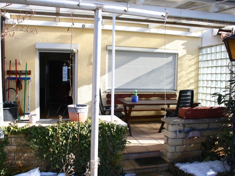 Überdachte Terrasse