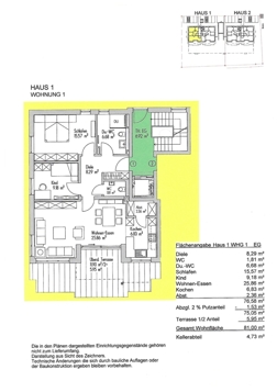 Wohnung 1   Hs. 1, EG