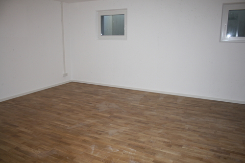 Großer Hobbyraum m. Fußbodenhzg.