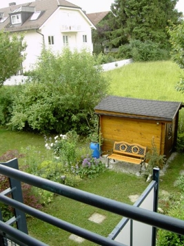 Blick vom Balkon