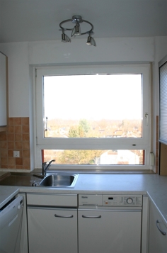 Küche mit tollem Ausblick