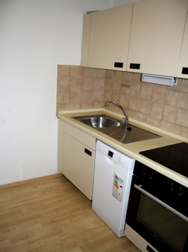 Separate Küche mit Spülmaschine