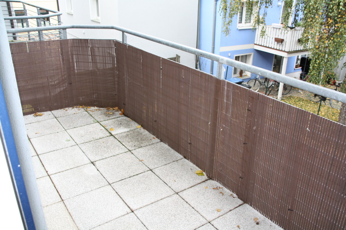 Blick auf den Balkon