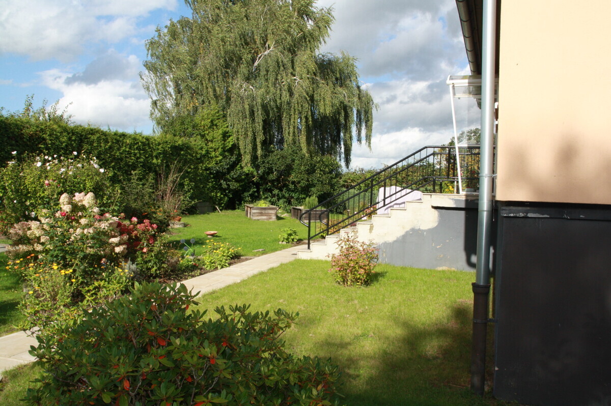 Blick aufs Grundstück