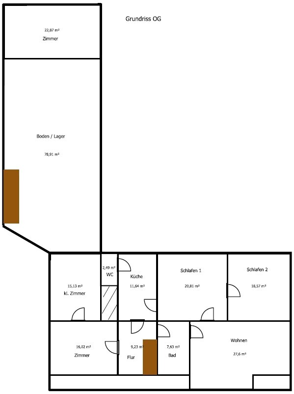 Grundriss OG Haus