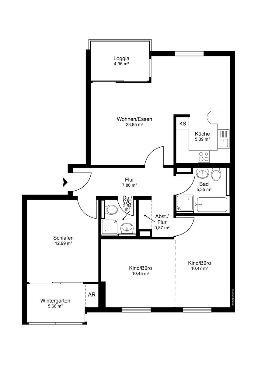 Aktueller Stand Grundriss