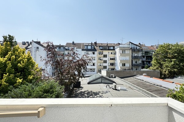 Balkon und Aussicht