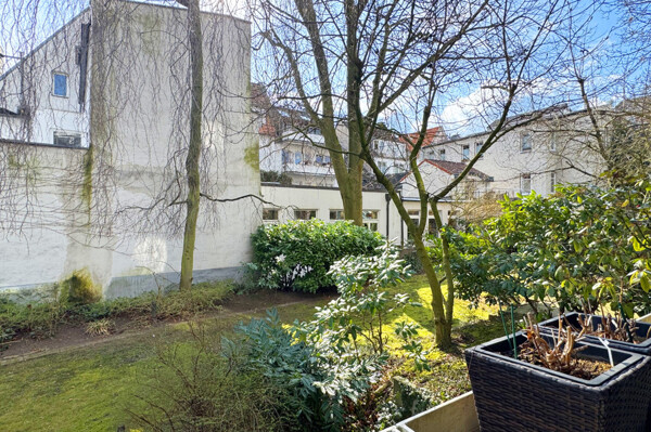 Ausblick Balkon