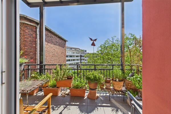 Grüner Balkon