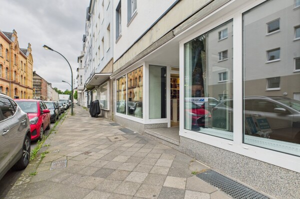Straße und Schaufenster