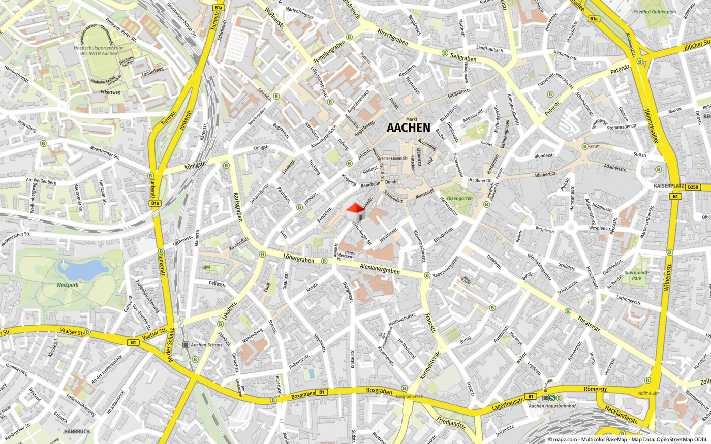 Geolyzer Kartenausschnitt