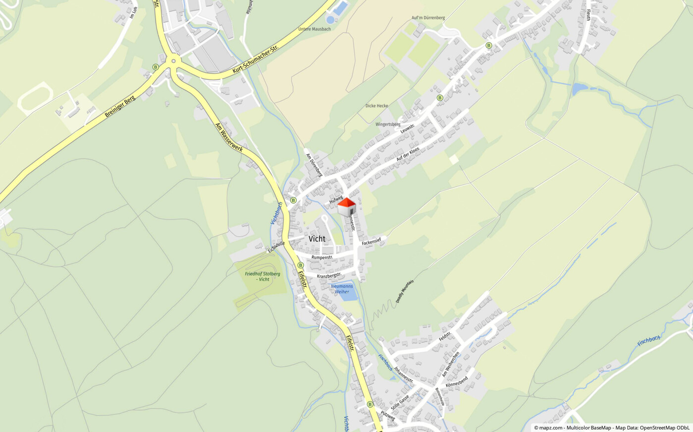 Geolyzer Kartenausschnitt