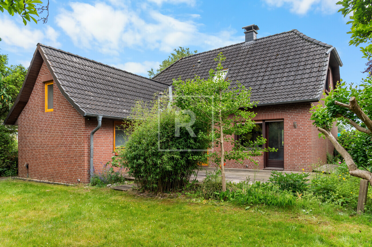 Rückansicht vom Haus
