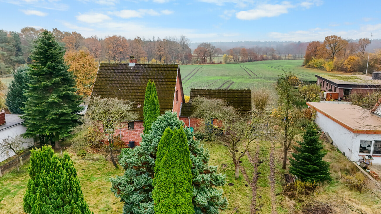Drohnenaufnahme mit Weitblick