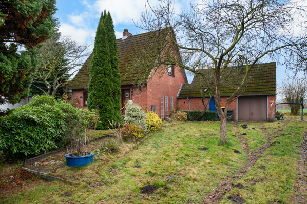 Ansicht von der Zufahrt