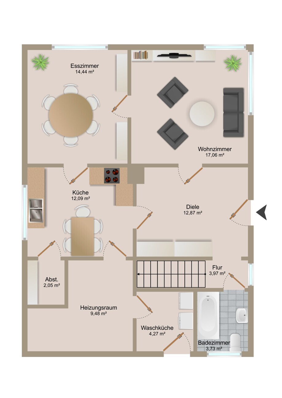 Grundriss EG