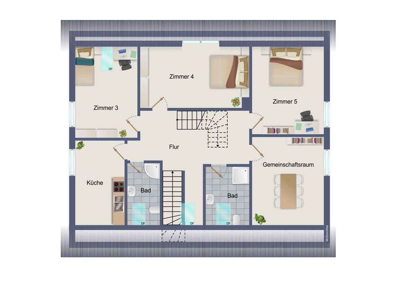 Grundriss Dachgeschoss