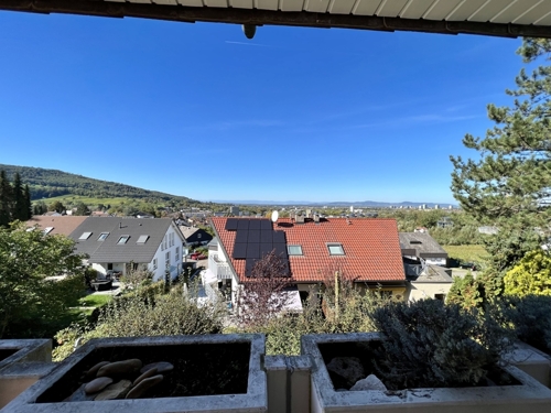 Blick vom Balkon nach Westen