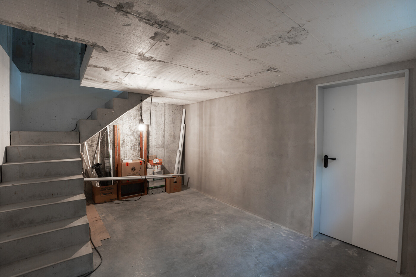 Unterkellerung der Garage