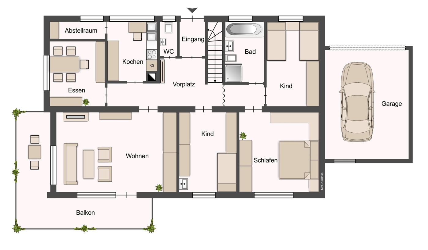 Grundriss EG