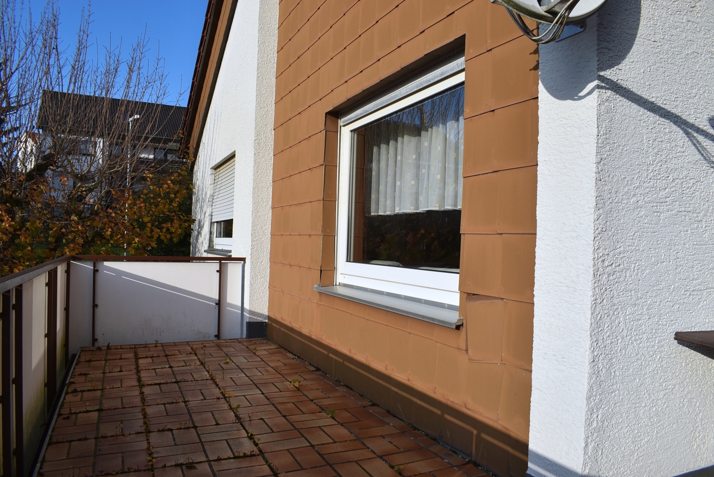 Balkon im EG