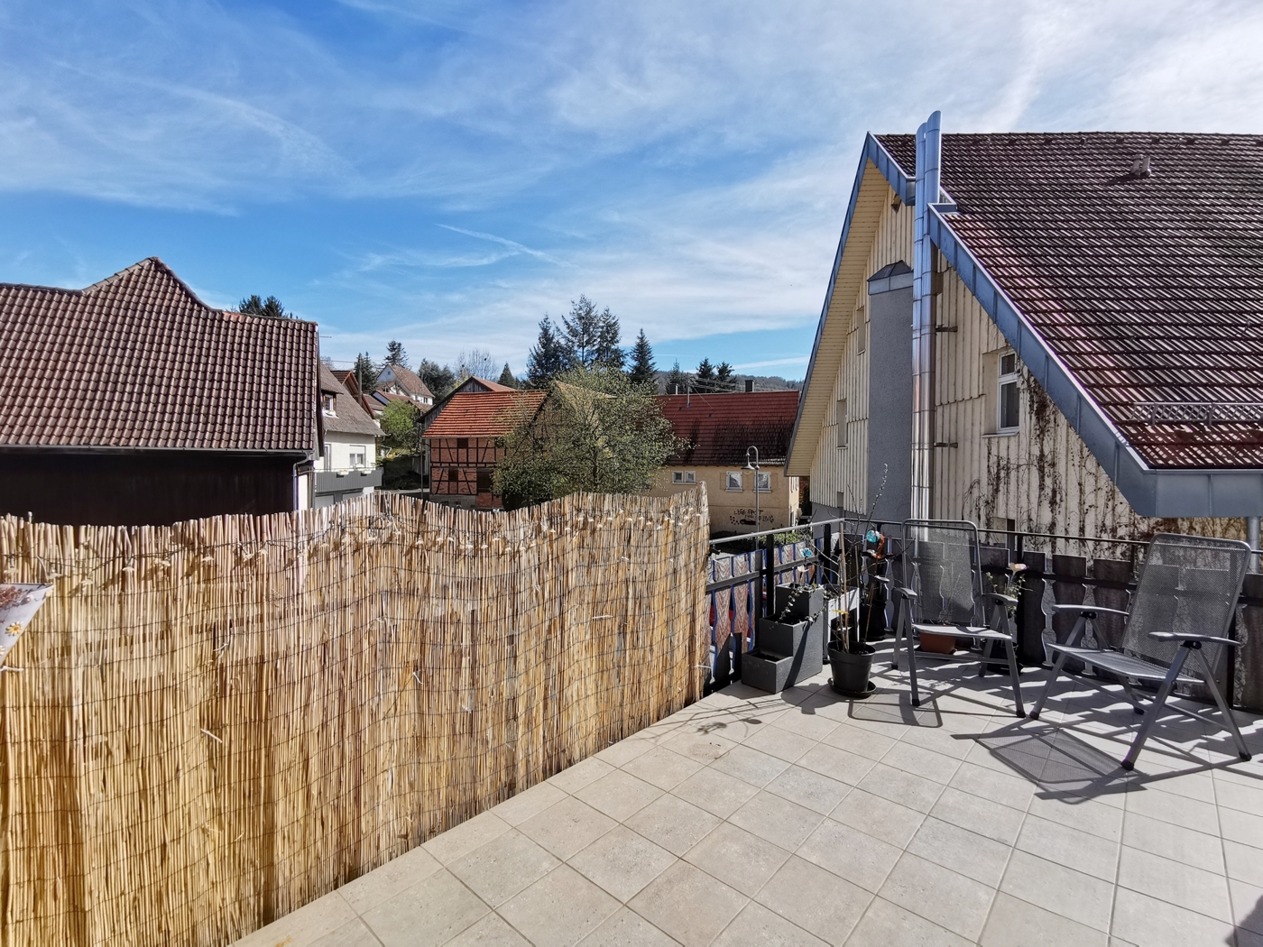 Balkon EG (Zugang vom Wohnzimmer)