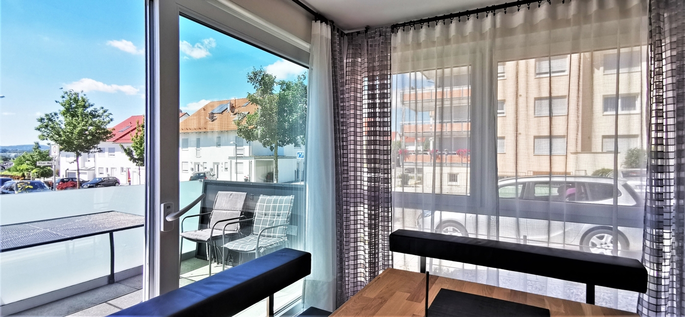 Bodentiefe Fenster im Wohnzimmer