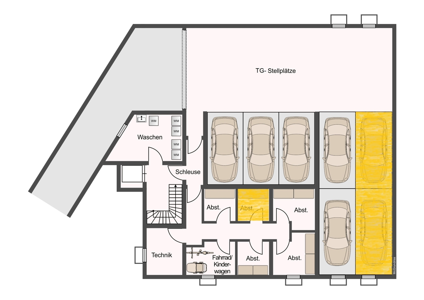 Grundriss Untergeschoss