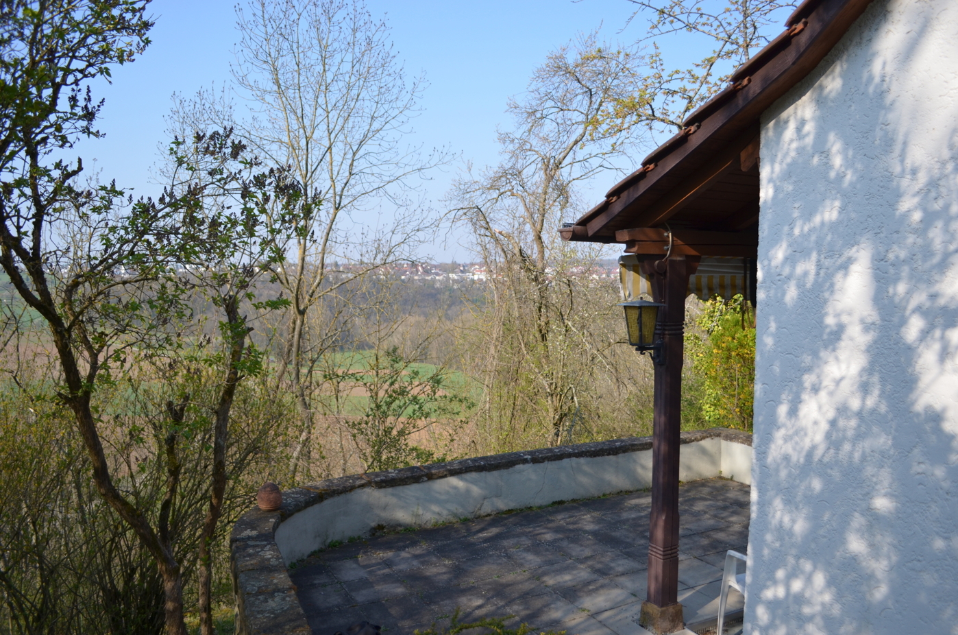 Terrasse und Ausblick