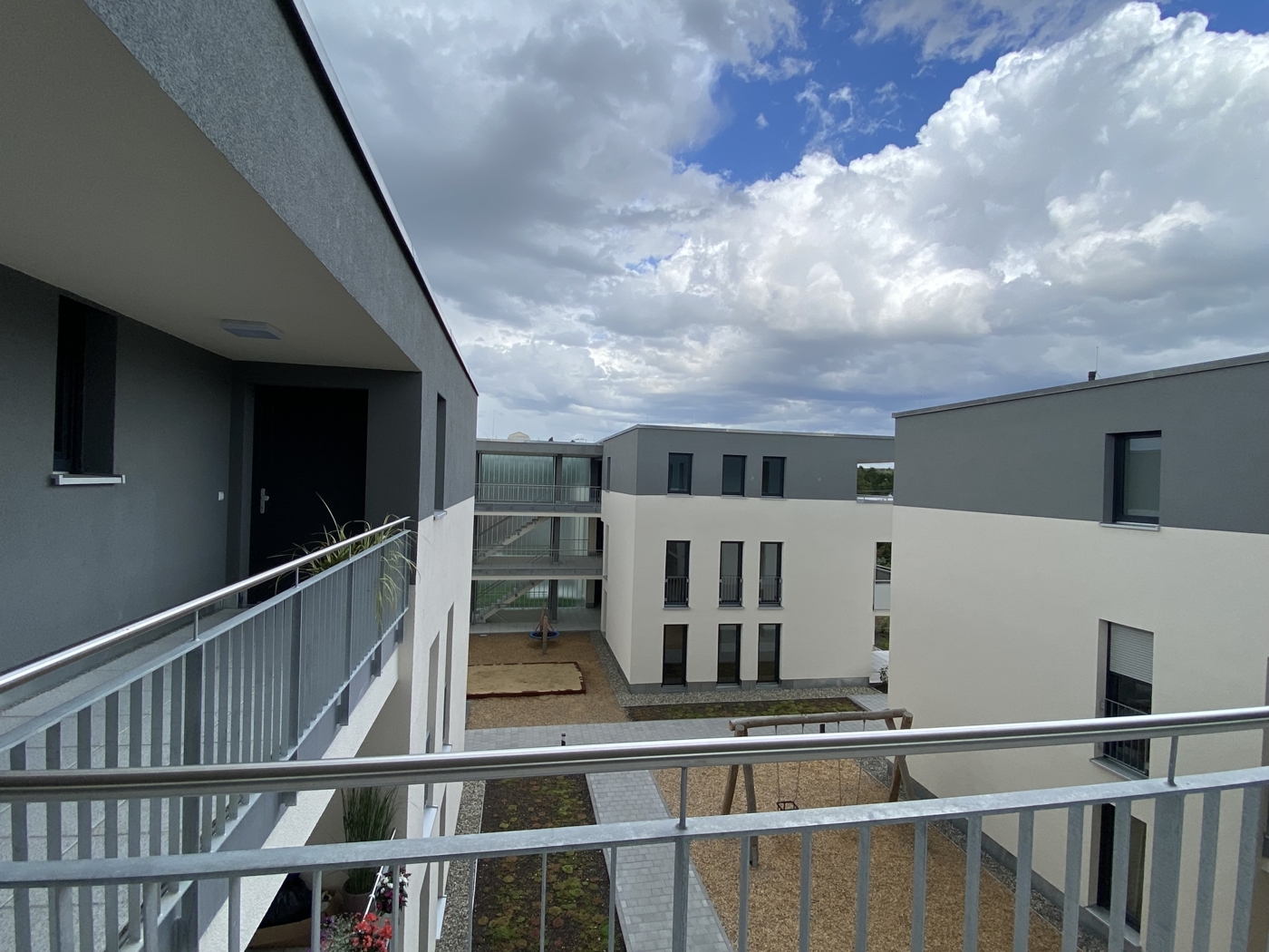 Blick vom Eingangsbereich
