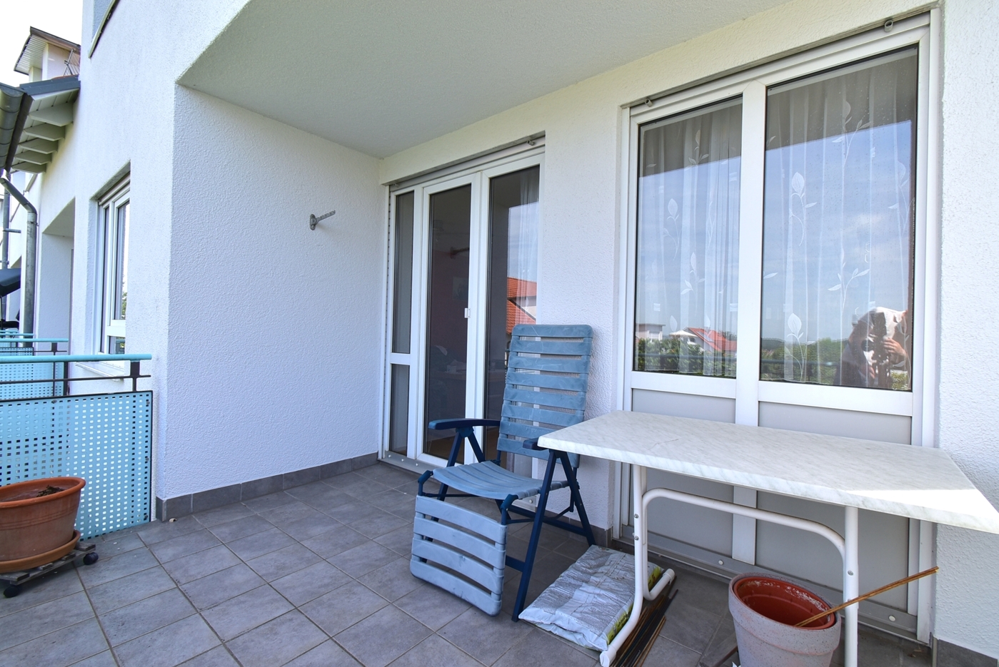 Großer Balkon