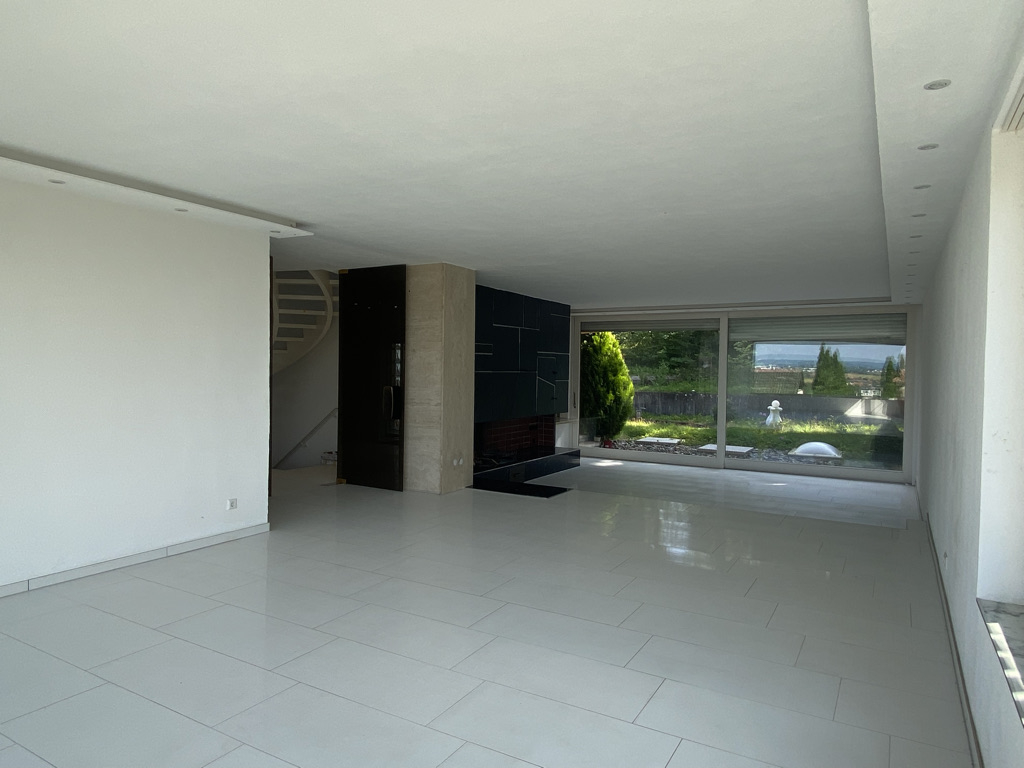 Wohnzimmer Gartenblick