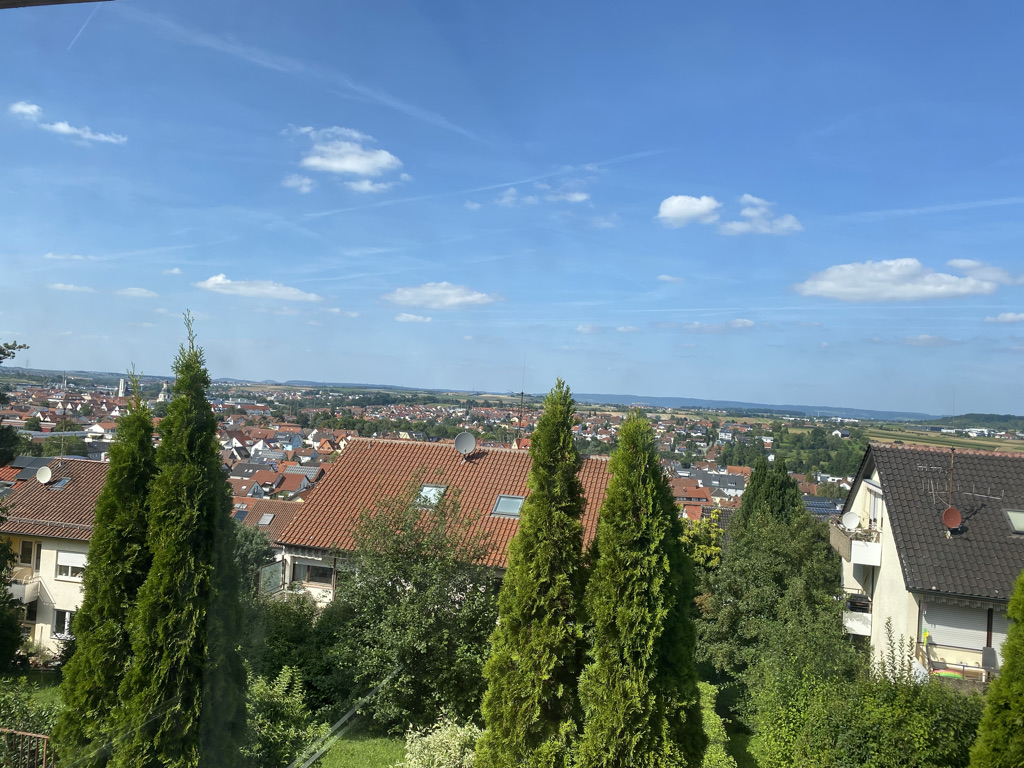 Ausblick Wohnzimmer