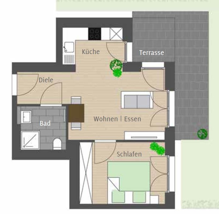 Grundriss Whg. 17