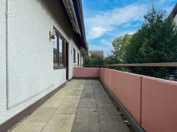 Balkon Südseite mit Zugang zum Wohnzimmer