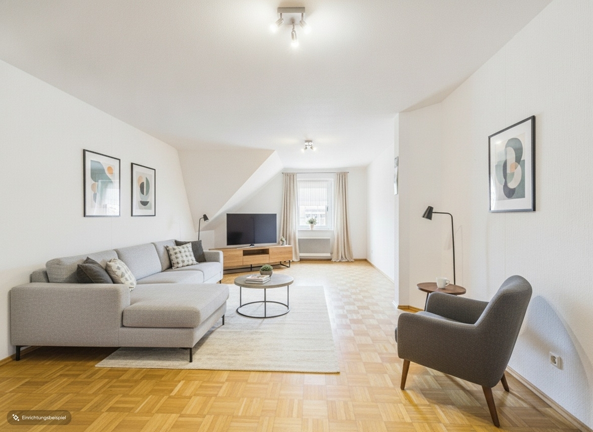 DG Wohnzimmer Whg 2 Einrichtungsbeispiel
