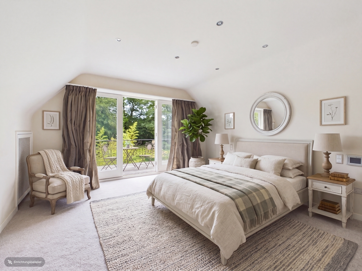 Elternschlafzimmer möbliert