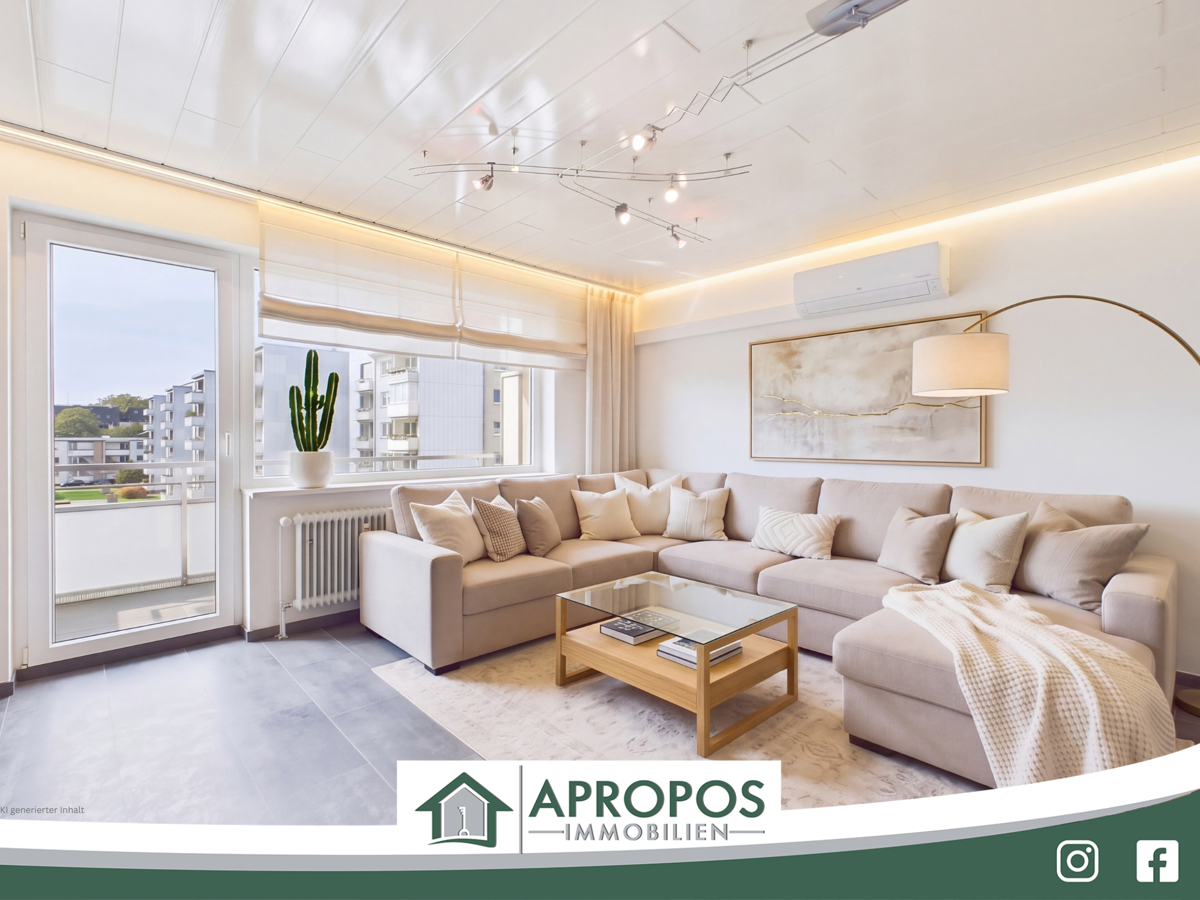 Geräumige 3-Zimmer-Wohnung mit Balkon und Tiefgaragenstellplatz