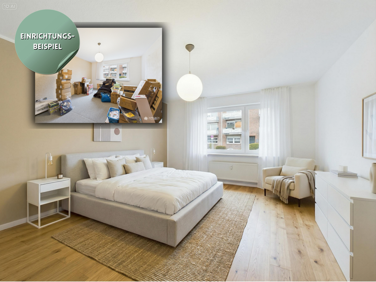 Einrichtungsbeispiel Schlafzimmer