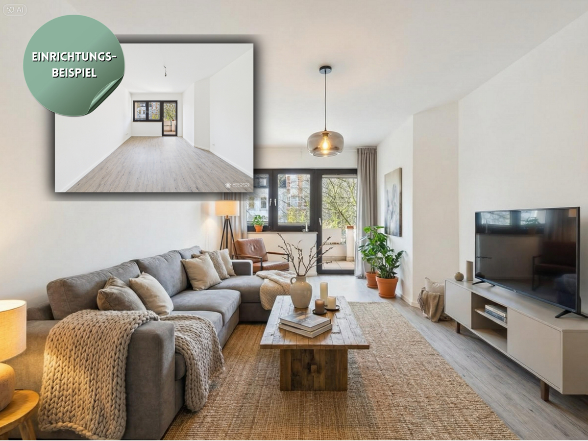 Einrichtungsbeispiel Wohnzimmer