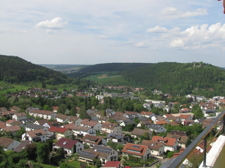 Blick vom Balkon