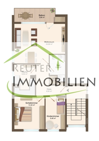 NEU zur Vermietung in Bochum-Eppendorf - Grundriss - Reuter Immobilien – Immobilienmakler
