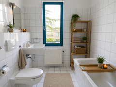 NEU zur Vermietung in Bochum Ehrenfeld - Badezimmer - KI-Möbliert - Reuter Immobilien – Immobilienmakler