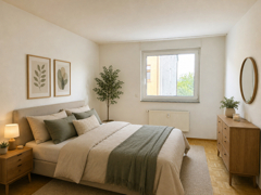 NEU zur Vermietung in Bochum Linden - Schlafzimmer - KI-möbliert - Reuter Immobilien – Immobilienmakler