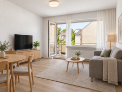 NEU zur Vermietung in Herne Wanne-Eickel - Wohnzimmer -Einrichtung + Ausstattung mit KI erstellt - Reuter Immobilien – Immobilienmakler (2)