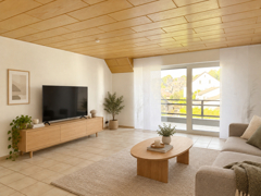 NEU zur Vermietung in Bochum Ober-Dahlhausen - Wohnzimmer - KI-möbliert - Reuter Immobilien - Immobilienmakler