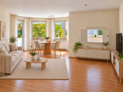 NEU zum Verkauf in Herne-Mitte Altenhöfen -  Eigentumswohnung - Wohnzimmer Beispiel  - Reuter Immobilien – Immobilienmakler