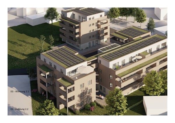 Wohnung 2, EG mit Terrasse und Privatgarten